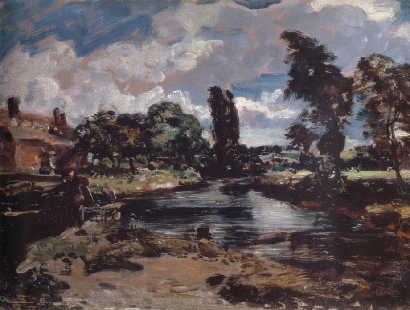 John Constable Flatford Mill from a lock on the Stour China oil painting art